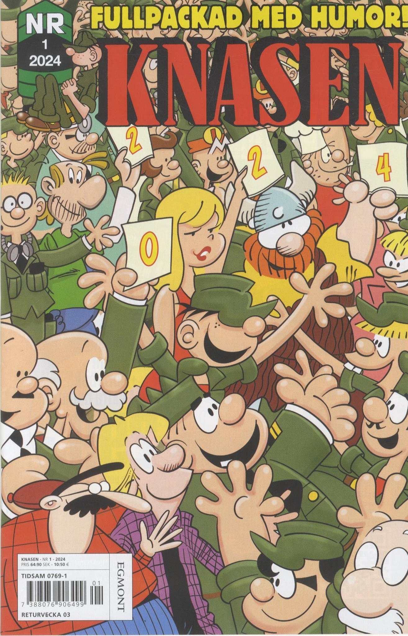 Knasen nr 1 2024, Fullpackad med humor!