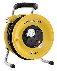 Cable reel 25M 3-Way 4G2.5 230V