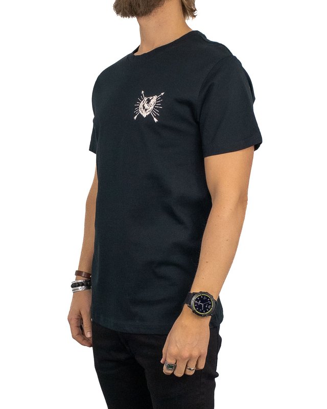 Jernhest - T-shirt m Björn Svart - Bear Spirit - 3
