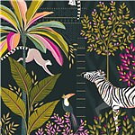 Jungle Scene, Greeting Card