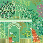 Hedgehogs Orangery, Greeting Card