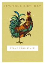 Strut Your Stuff on Your Birthday, Greeting Card