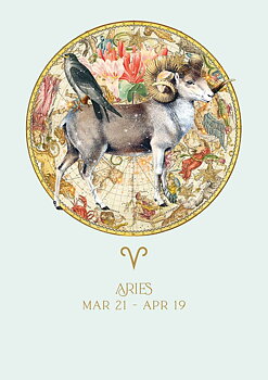 Aries, Greeting Card