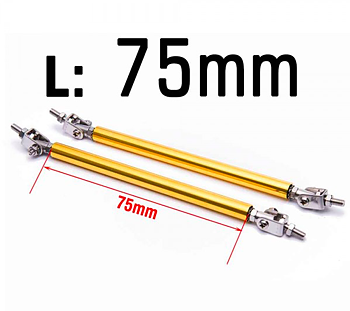 Universal Spoilerstag 125mm-175mm - GULD