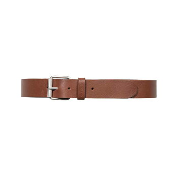 Carhartt WIP - Script Belt Leather Cognac/Silver