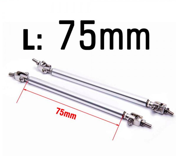 Universal Spoilerstag 125mm-175mm - SILVER