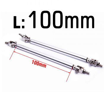 Universal Spoilerstag 150mm-200mm - SILVER