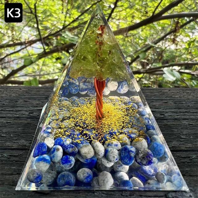 Orgonit Pyramider med  Kristallträd  - 3