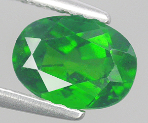 0,85 ct muy hermosa piedra preciosa de diópsido de cromo genuino natural de alta calidad