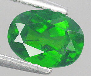 0,85 ct muy hermosa piedra preciosa de diópsido de cromo genuino natural de alta calidad