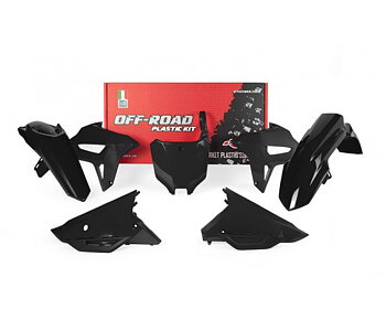 RTECH, PLASTKIT, SVART, HONDA 