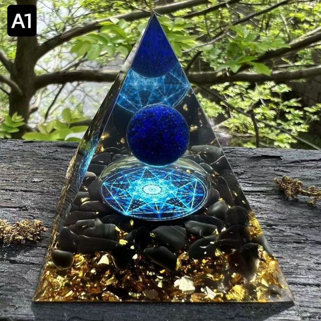 Lotus Orgonit Pyramider med Livetsträd  eller Metatron
