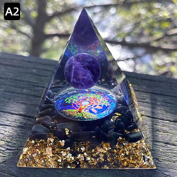 Lotus Orgonit Pyramider med Livetsträd  eller Metatron
