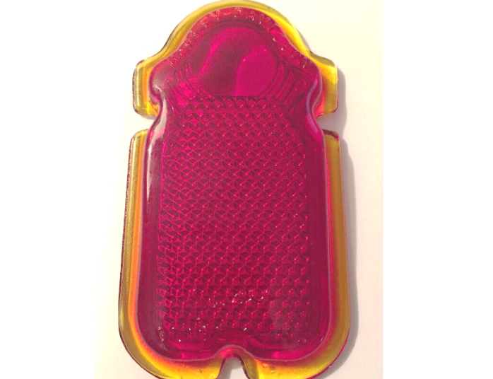 Rött Glas Tombstone,Av Glas Txt