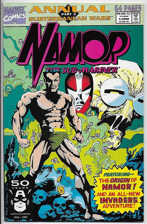 Namor, The Sub-Mariner Annual # 1 VF/NM