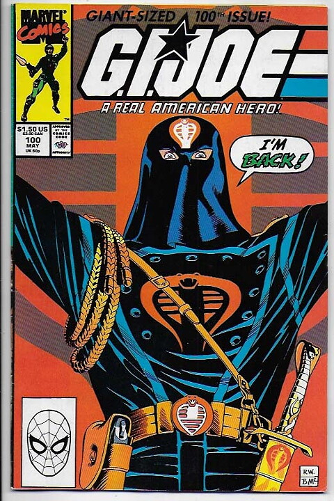 G.I. Joe, A Real American Hero # 100 VF