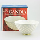 グナー・ニールンド  Candiシリーズ  白色のボウル  王冠のレリーフ  19cm  1933年〈箱付き〉