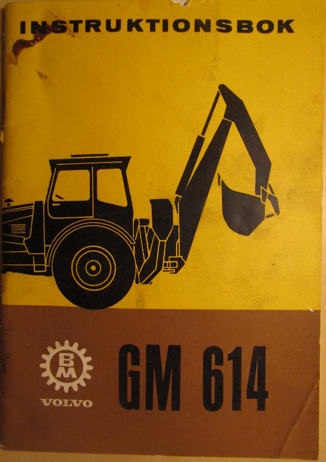 1969-1972 Volvo BM GM 614 Instruktionsbok 4.69
