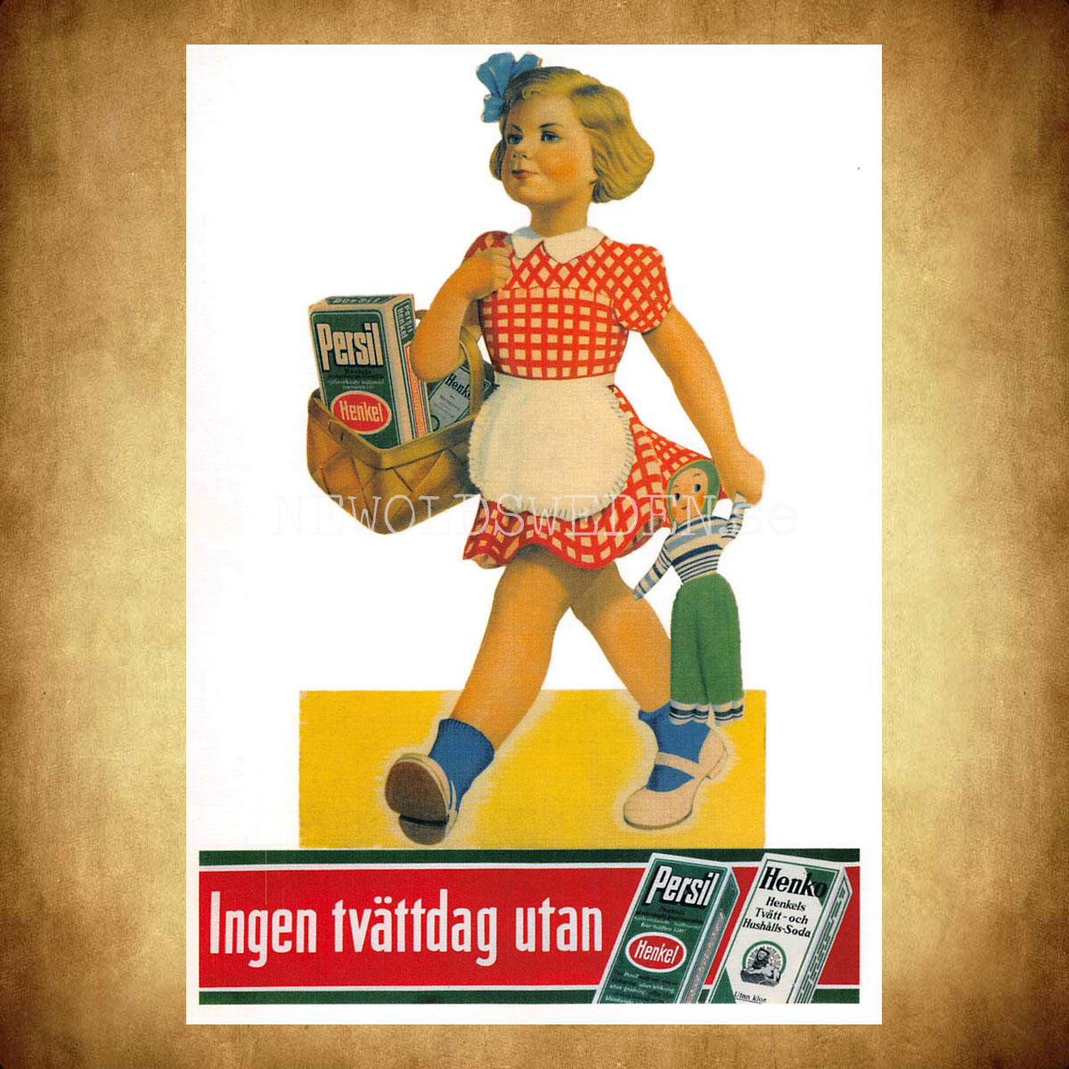 PERSIL HENKO HENKEL Ingen tvättdag utan PERSIL HENKO HENKEL - Vykort A5 - 2