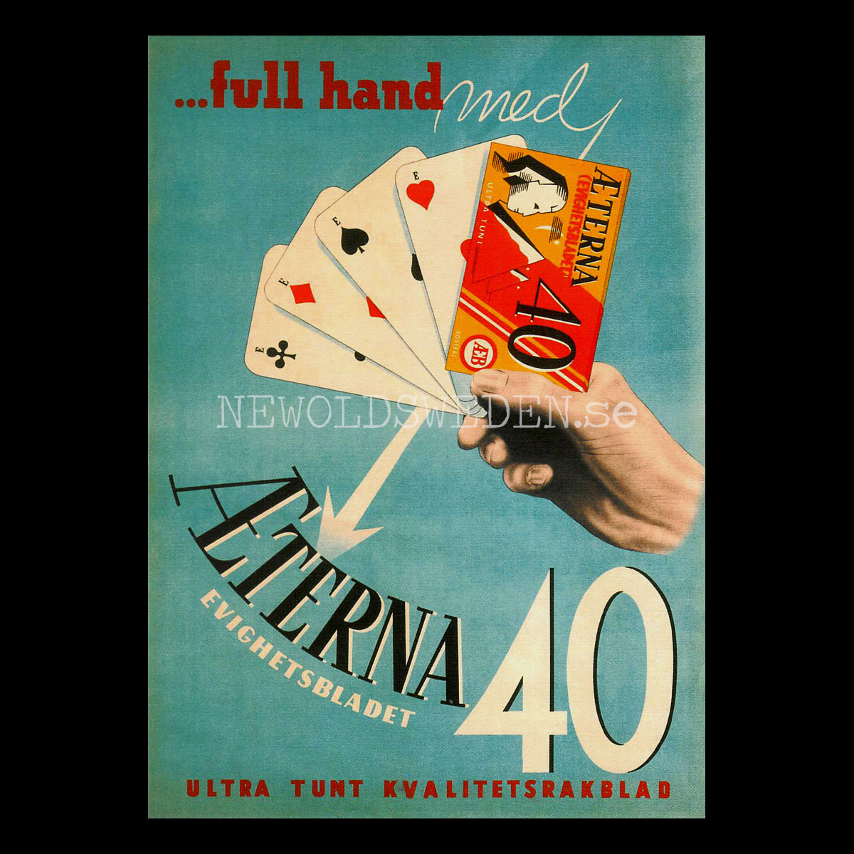 ETERNA SVENSKA RAKBLAD - Vykort A5