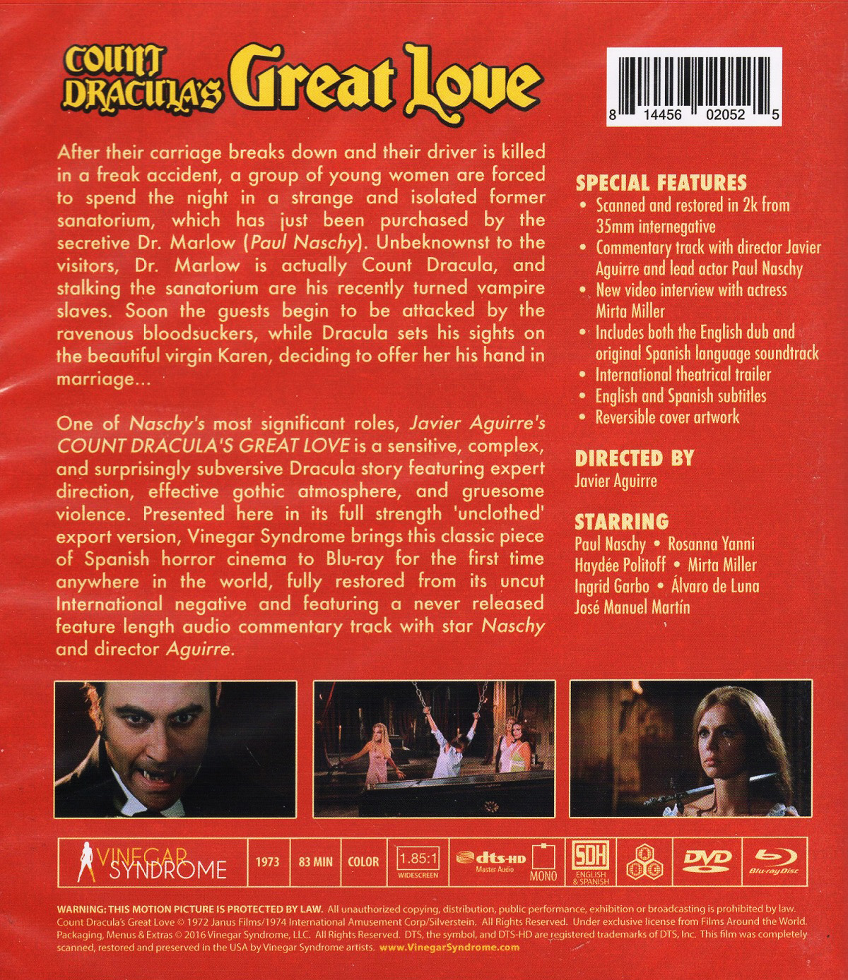 Count Draculas Great Love (ej svensk text) (Blu-ray + DVD) - 2