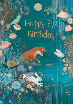 Enchanting Fox Greeting Card