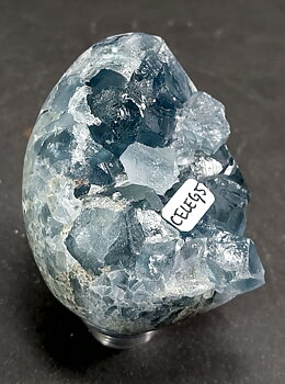 Celestit /Celestin kluster i Ägg Form
