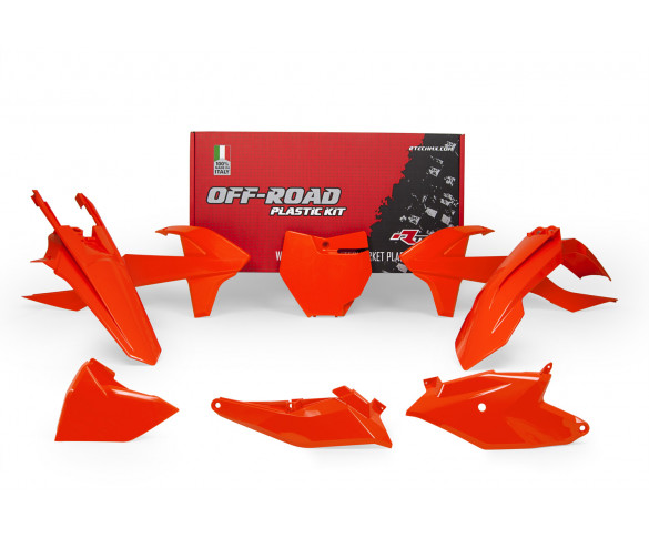 RTECH, PLASTKIT, NEON ORANGE, 85cc