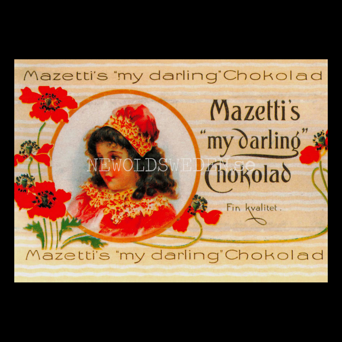 MAZETTI  - Mazetti´s "my darling Choklad" - Vykort A5
