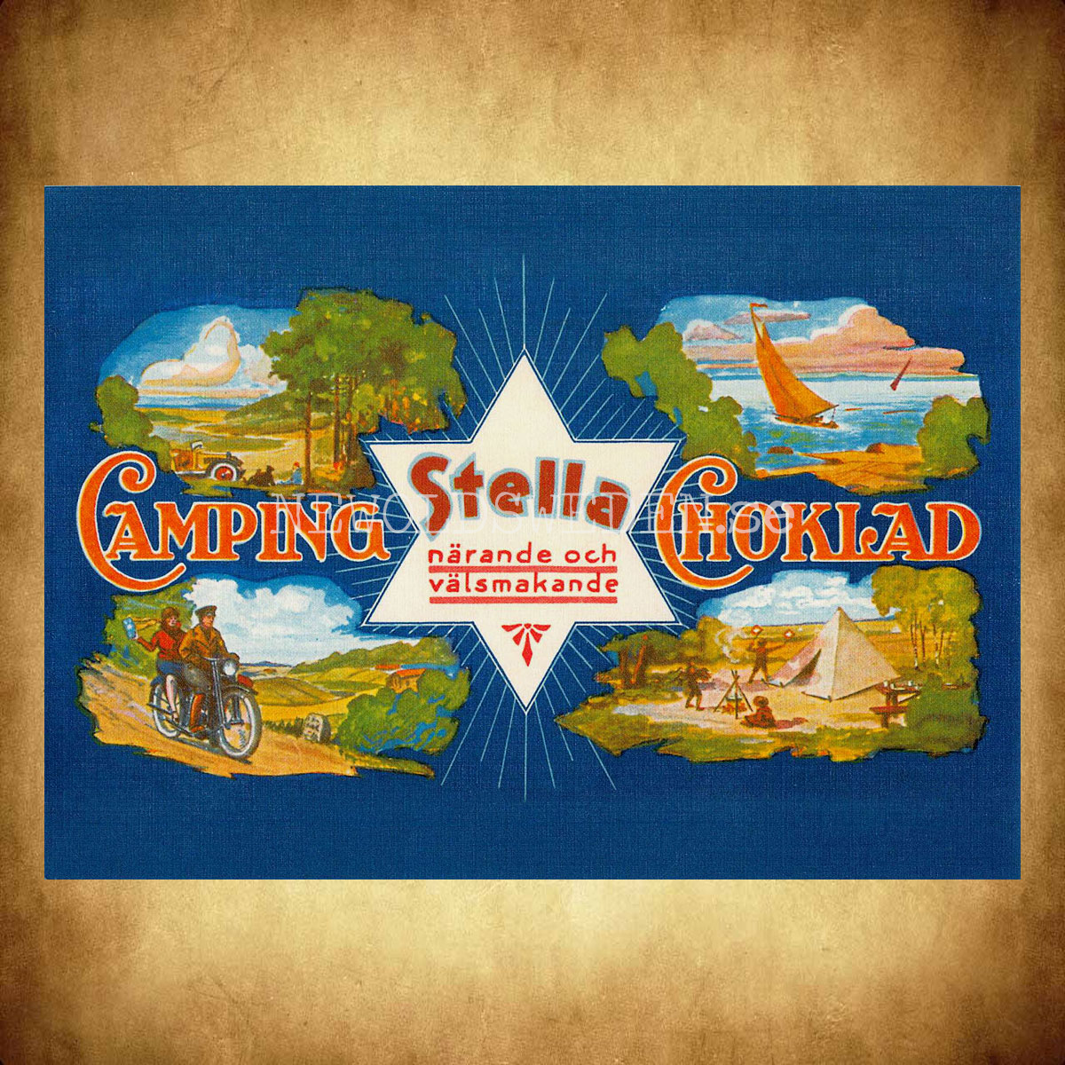 STELLA Camping Choklad - Vykort - 2