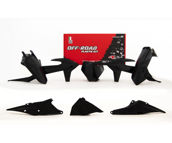 RTECH, PLASTKIT, SVART, KTM 125-450cc