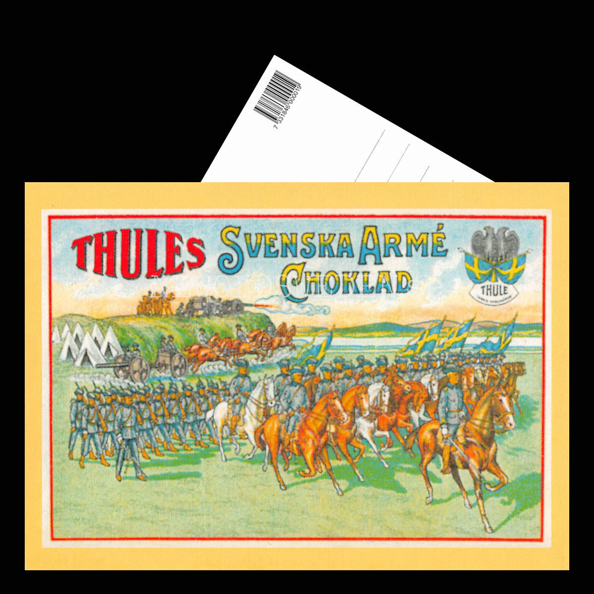 THULE SVENSKA ARMÉ CHOKLAD STOCKHOLM - Vykort A5 - 3