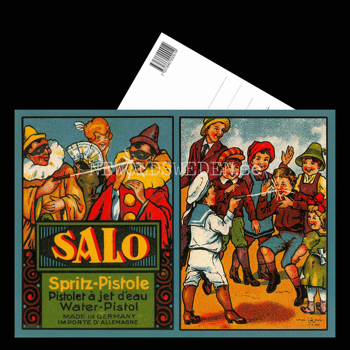 SALO Spritz-Pistole - Vykort A5 - 3