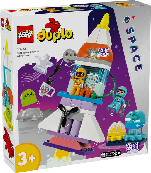 LEGO 10422 3in1 Äventyr med rymdfärja Duplo