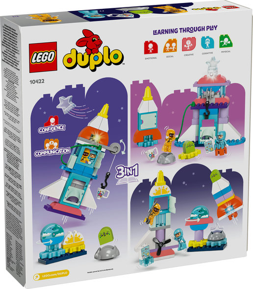 LEGO 10422 3in1 Äventyr med rymdfärja Duplo - 2