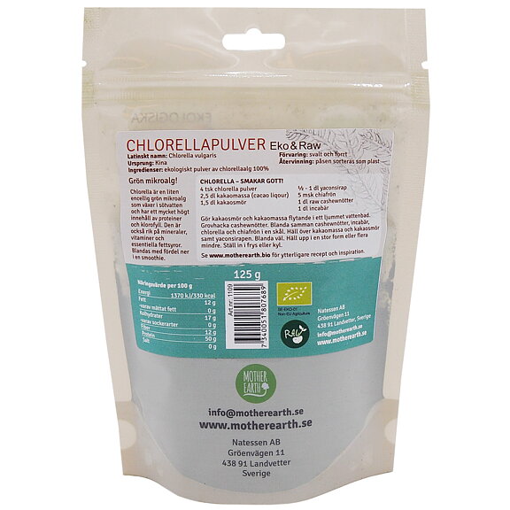 Chlorellapulver125g MotherEarth