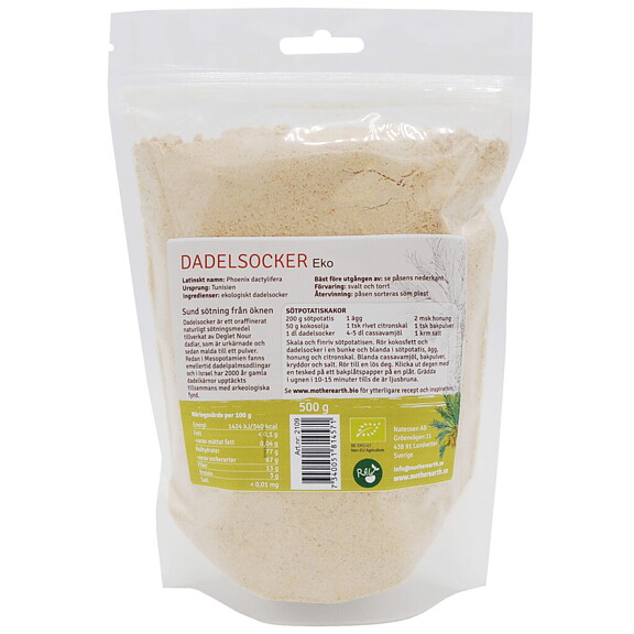 Dadelsocker 500g MotherEarth