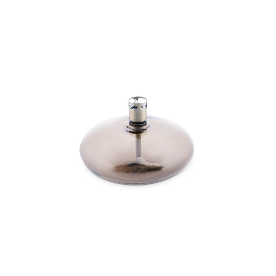 Oljelampa glas - Disc - Champagne/Beige - 10 cm - 4