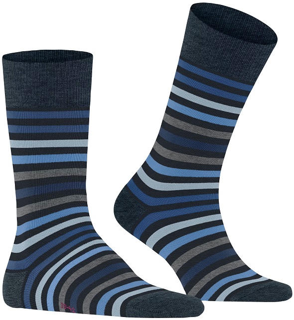 FALKE Tinted Stripe Merino-ull Herr