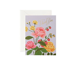 Roses  Thank You Card