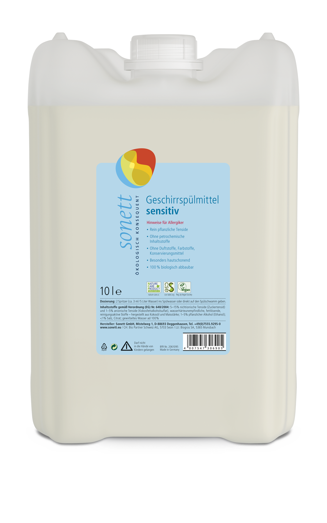 Diskmedel Sensitiv 10L x1