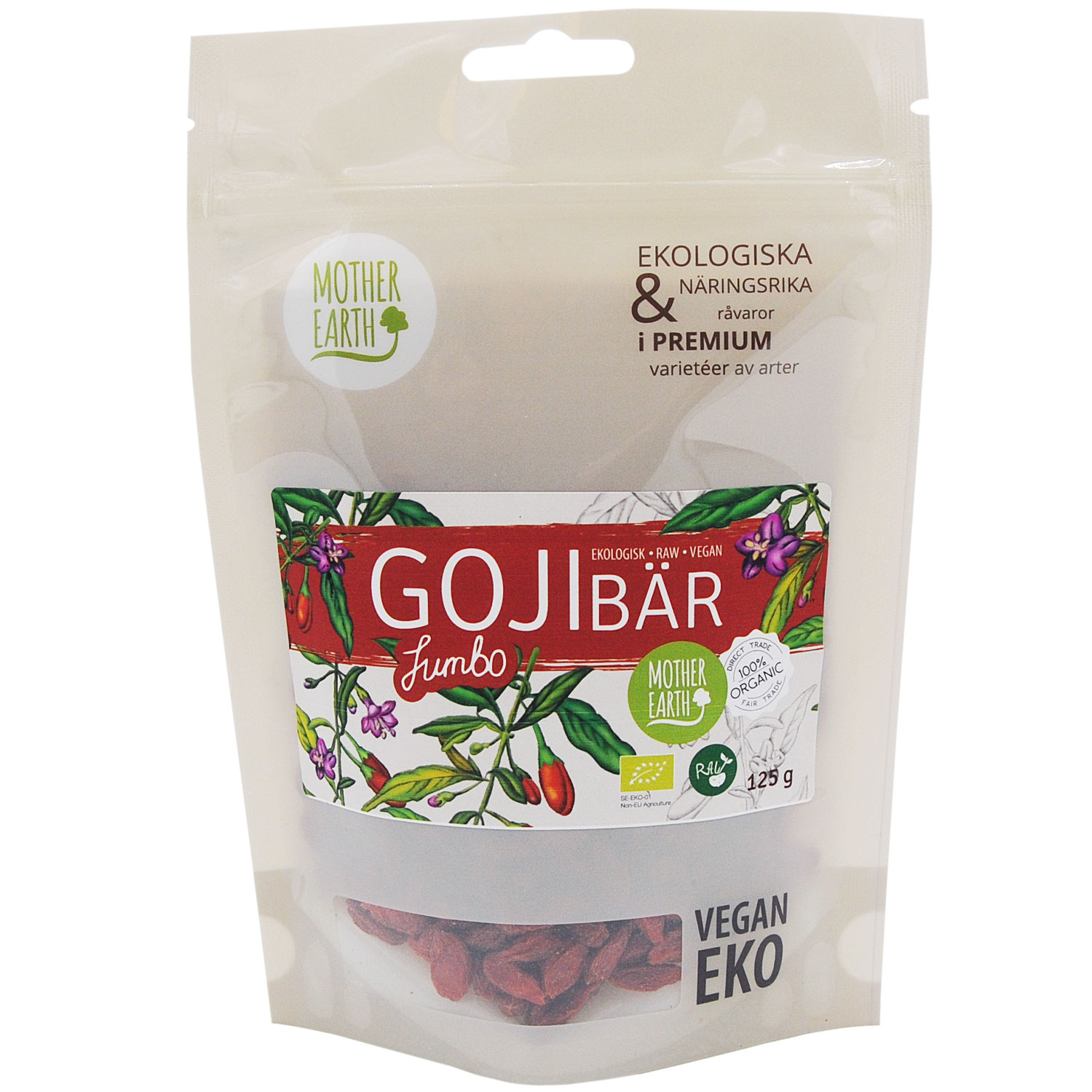 Gojibär Jumbo 125g MotherEarth