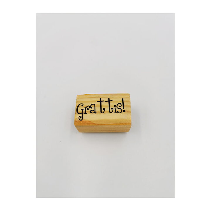 Rubber Stamps Second Hand - Grattis!