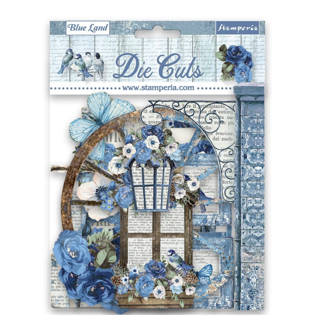 Stamperia Blue Land Die Cuts 