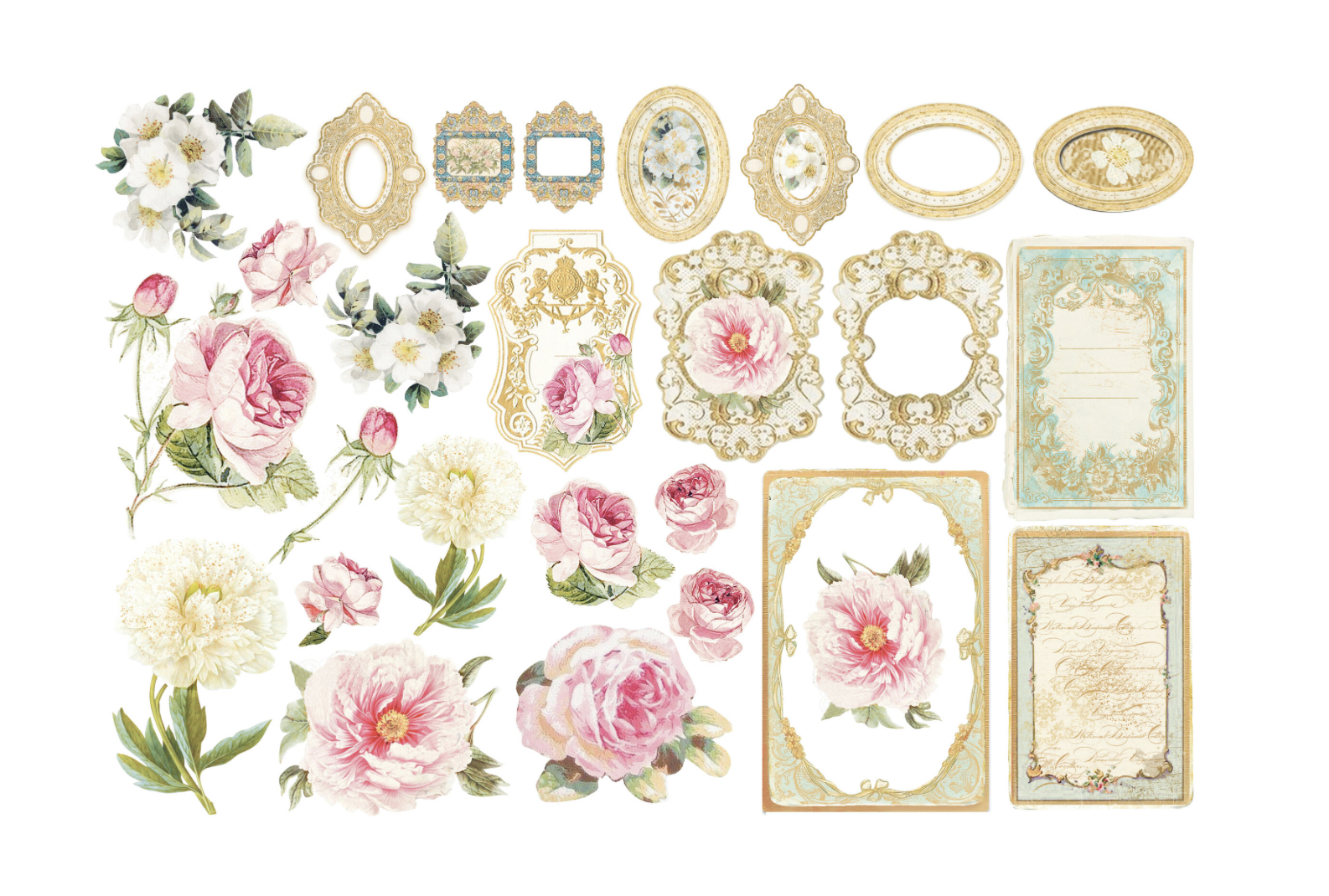 Stamperia Precious Adhesive Cut-outs Ephemera  - 2