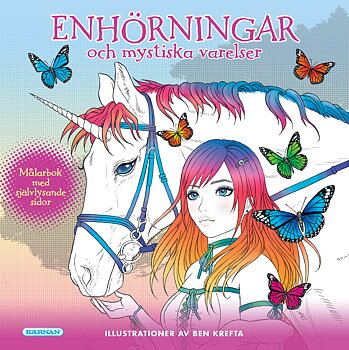 Enhörningar och mystiska varelser med självlysande sidor