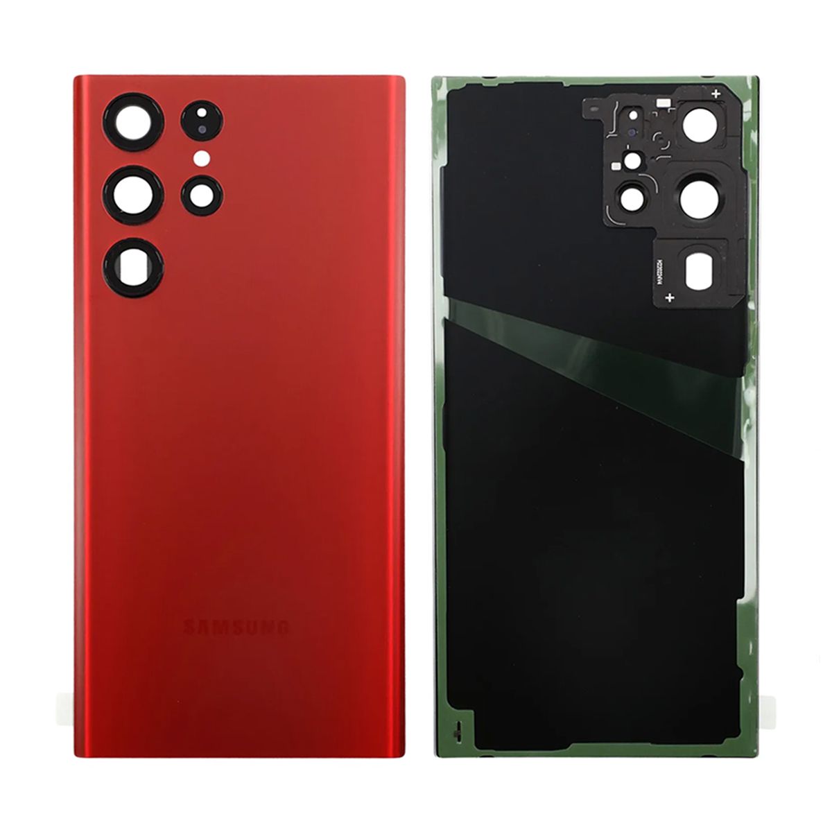 Samsung Galaxy S22 Ultra med tejp Baksida - Röd