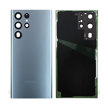 Samsung Galaxy S22 Ultra Baksida med tejp - Blå