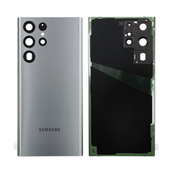 Samsung Galaxy S22 Ultra Baksida med tejp  - Grafit