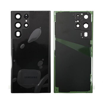 Samsung Galaxy S22 Ultra Baksida med tejp - Svart